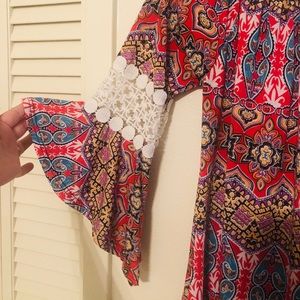 Women’s boho chic tunic